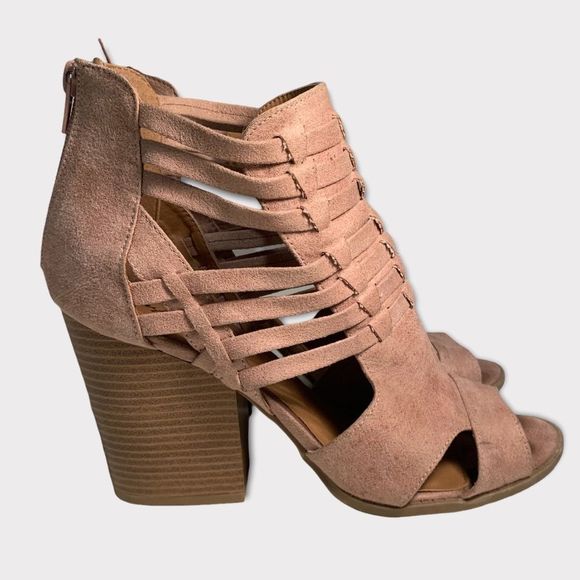 Qupid Shoes - Qupid Pink Heels 10